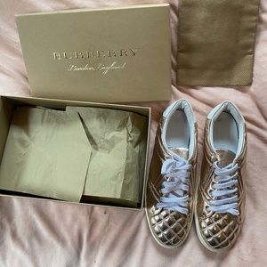 Burberry quilted check sneakers